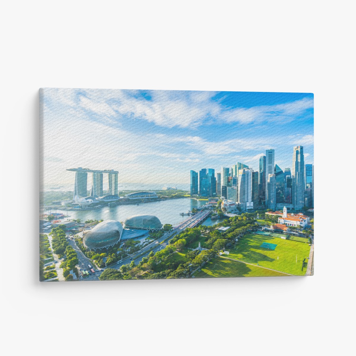 Obraz na płótnie panorama Singapuru nad Marina Bay – Wallissimo®