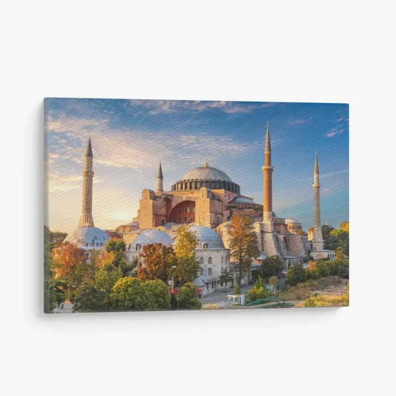 Obraz na płótnie Hagia Sophia złota godzina