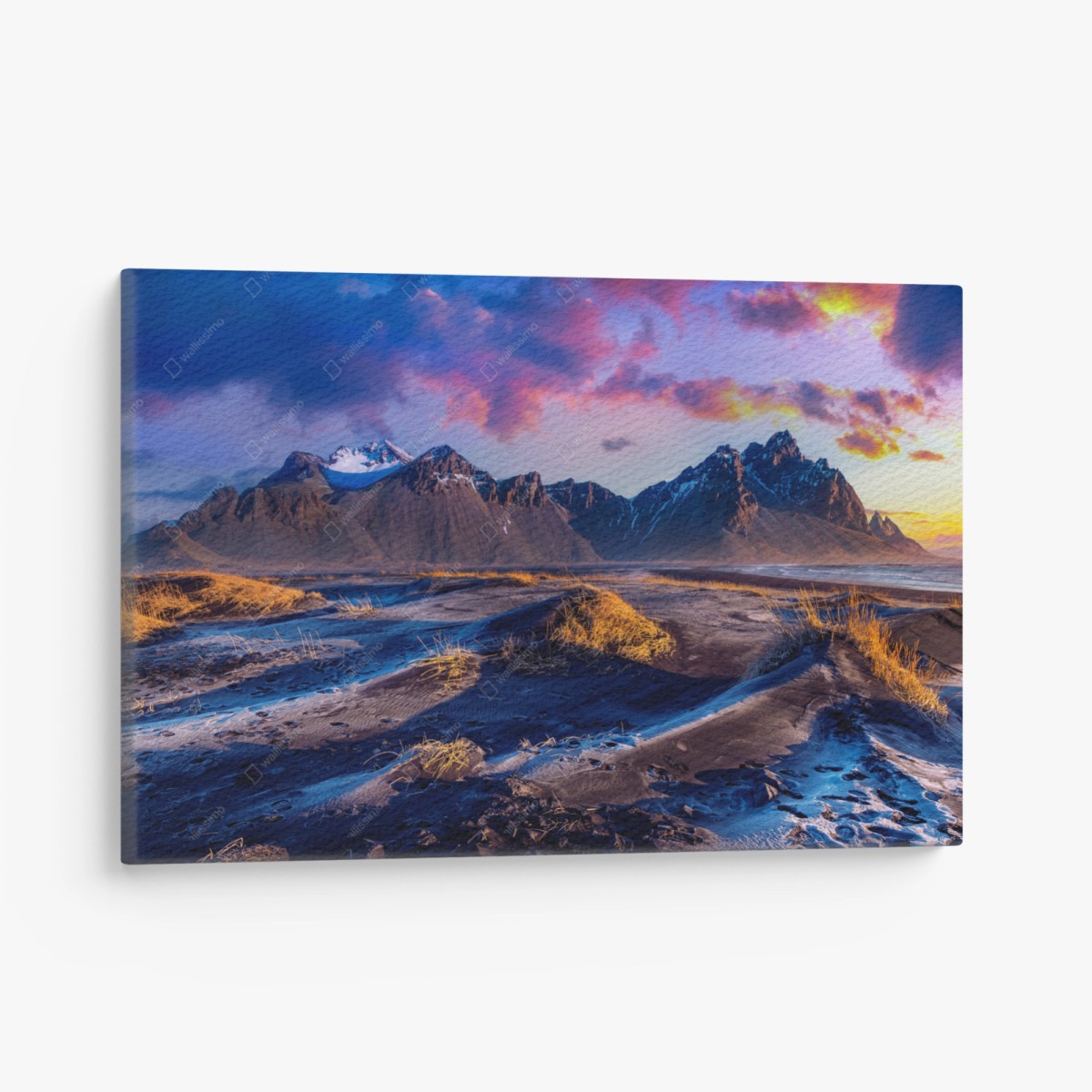 Obraz na płótnie Vestrahorn panorama wschodu słońca – Wallissimo®