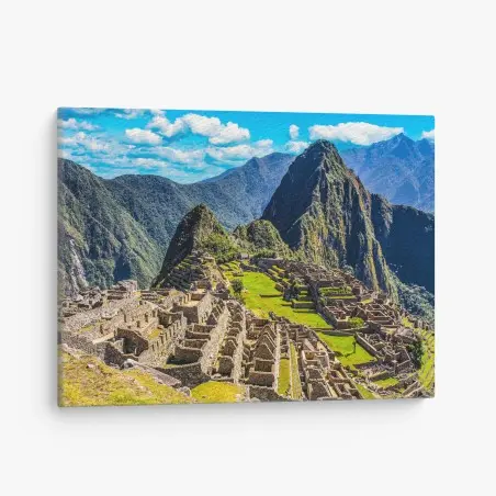 Obraz na płótnie mistyczne ruiny Machu Picchu w Andach – Wallissimo®