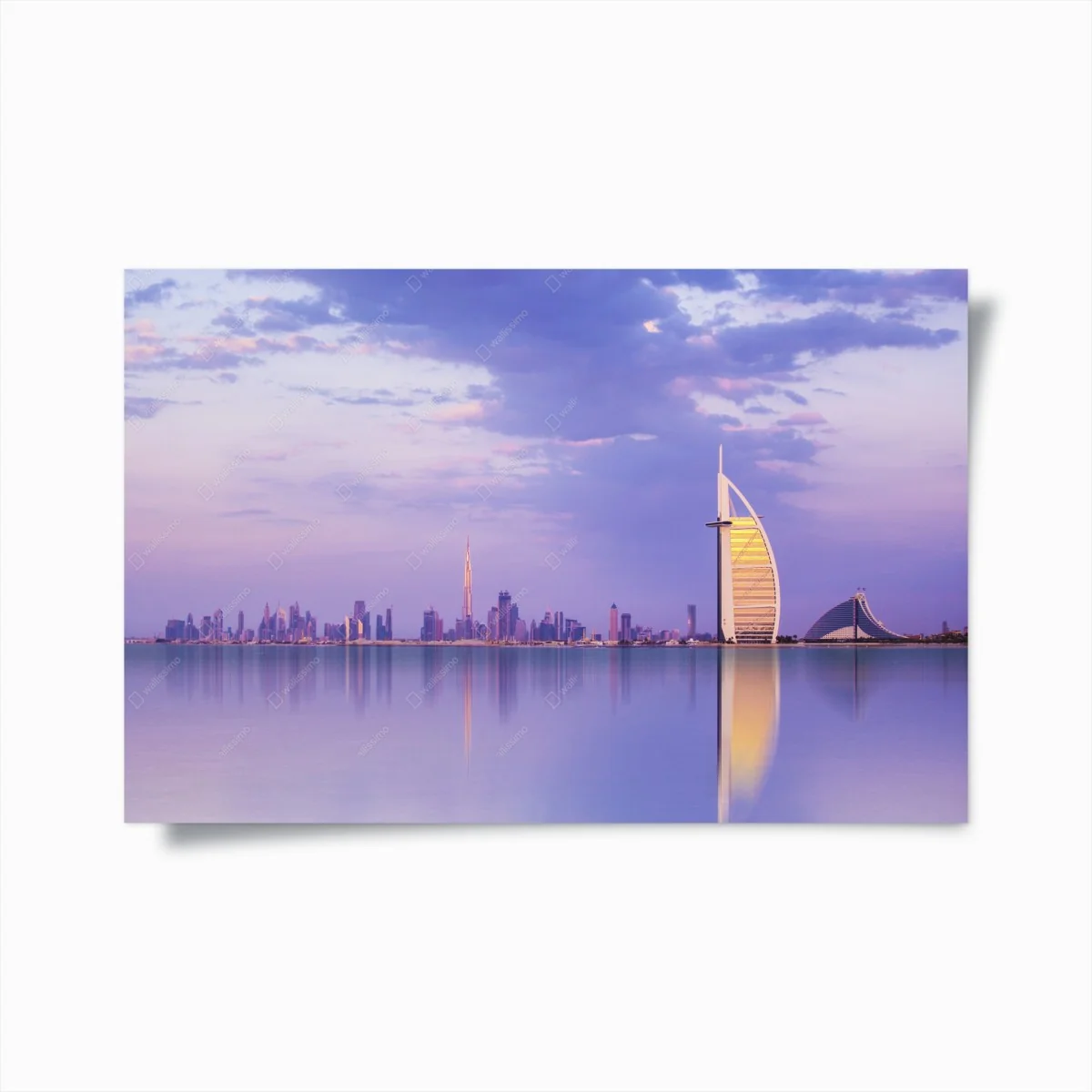 Plakat Dubaj panorama miasta o zmierzchu – Wallissimo® Plakat Dubaj panorama miasta o zmierzchu – Wallissimo®
