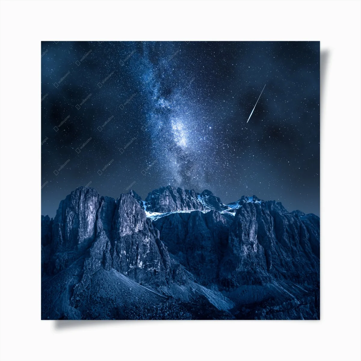 Plakat droga mleczna nad Passo Gardena, Dolomity – Wallissimo® Plakat droga mleczna nad Passo Gardena, Dolomity – Wallissimo®