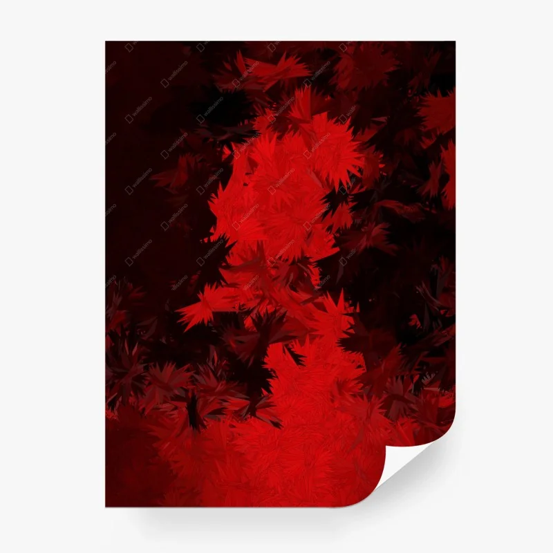 Fototapeta ognisty czerwony wzór abstrakcyjny