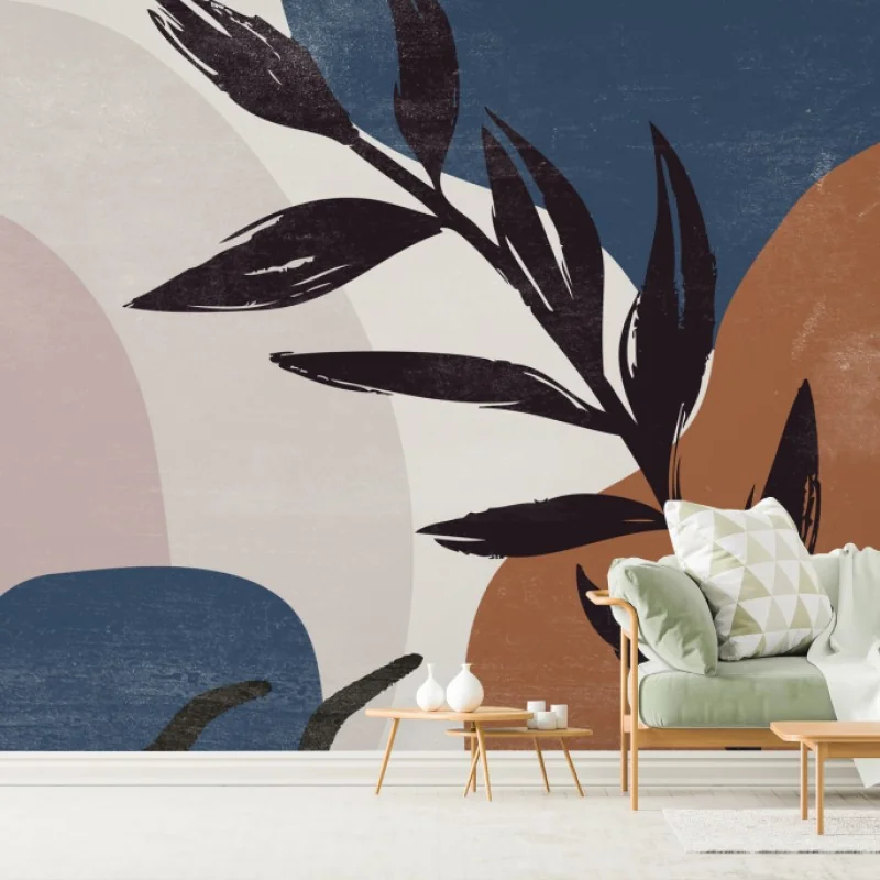 Fototapeta botaniczny abstrakcyjny plakat boho