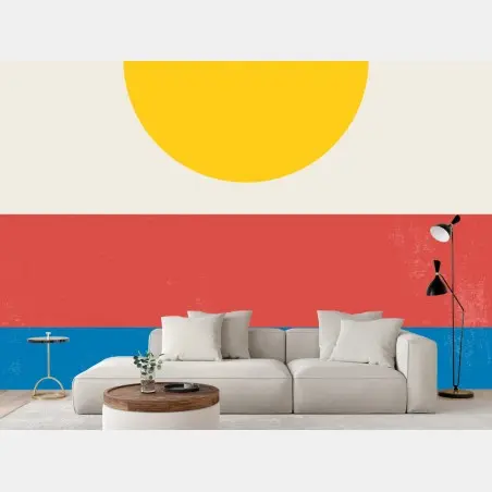 Fototapeta geometryczne słońce – Wallissimo®