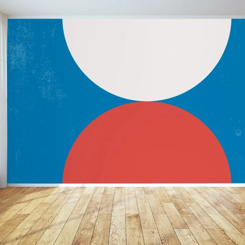 Fototapeta geometryczne odbicie słońca