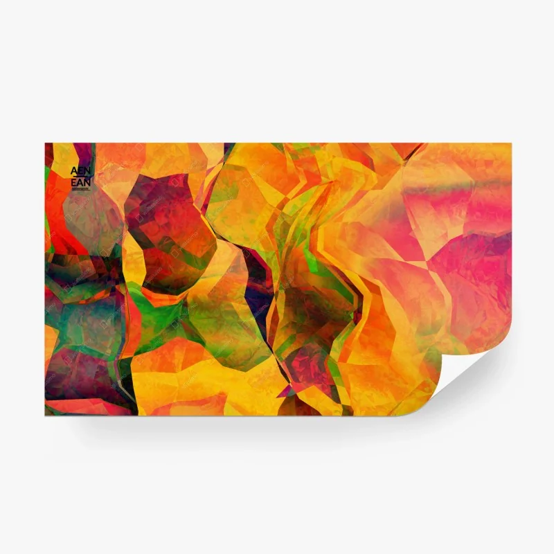 Fototapeta żywa geometryczna abstrakcja