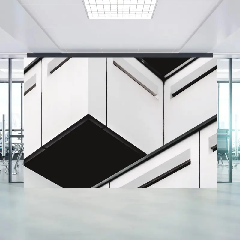 Fototapeta minimalistyczna geometryczna elewacja budynku