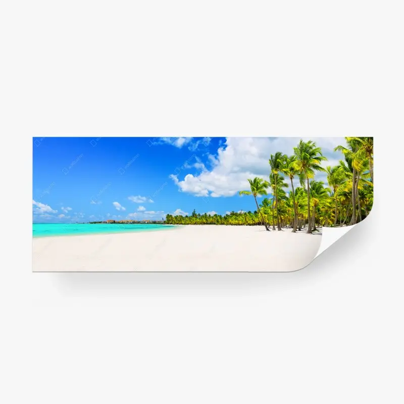 Fototapeta tropikalna plaża w Punta Cana