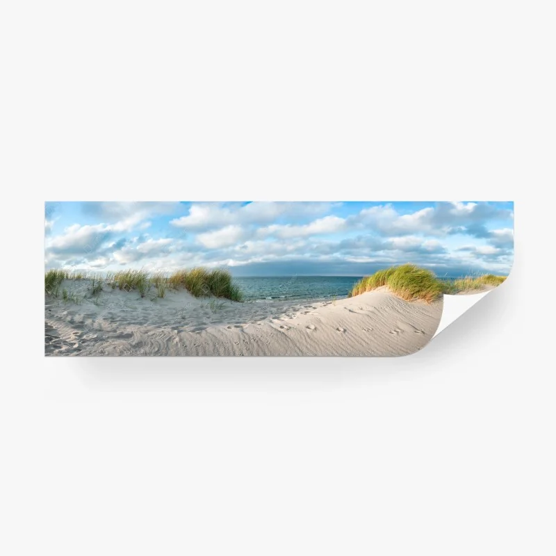 Fototapeta spokojna panorama wydm nadmorskich