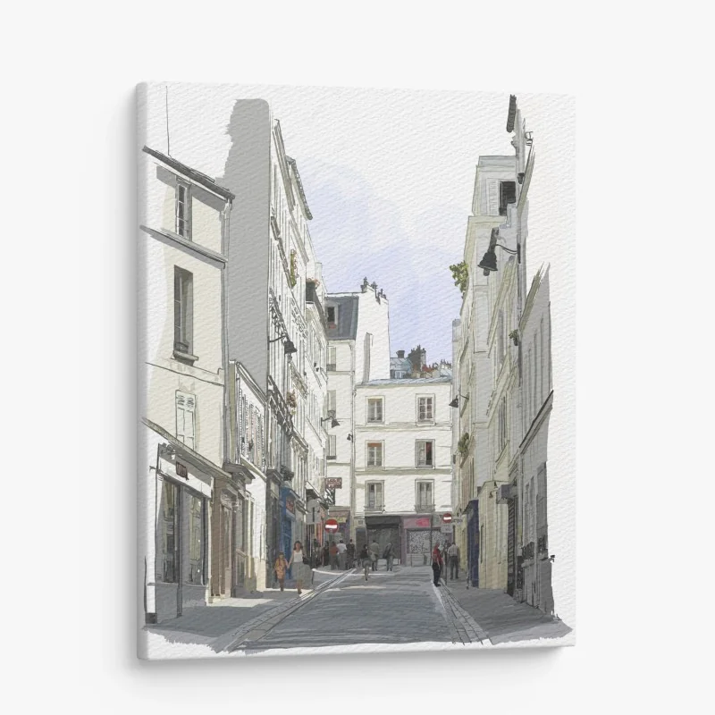 Obraz na płótnie Montmartre ulica w Paryżu