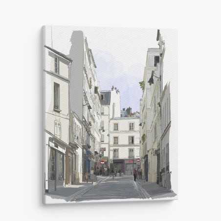 Obraz na płótnie Montmartre ulica w Paryżu – Wallissimo®