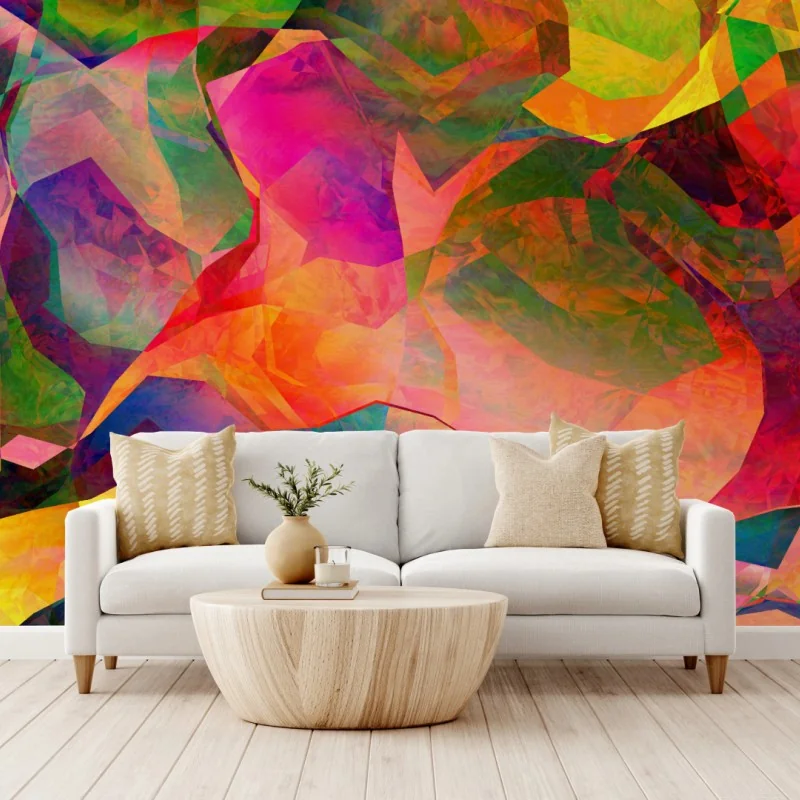 Fototapeta żywa geometryczna abstrakcja