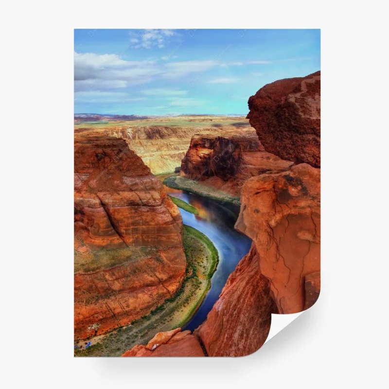 Fototapeta Horseshoe Bend panorama kanionu