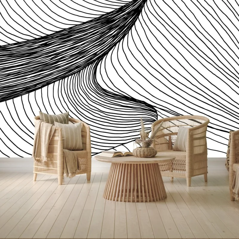 Fototapeta abstrakcyjne wydmy w liniach