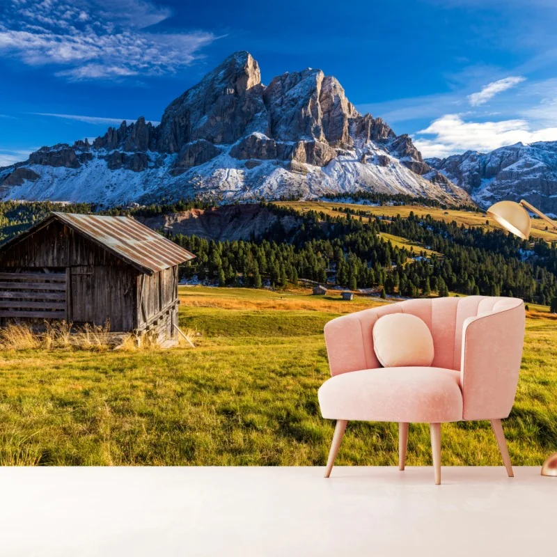 Fototapeta Peitlerkofel widok na Dolomity