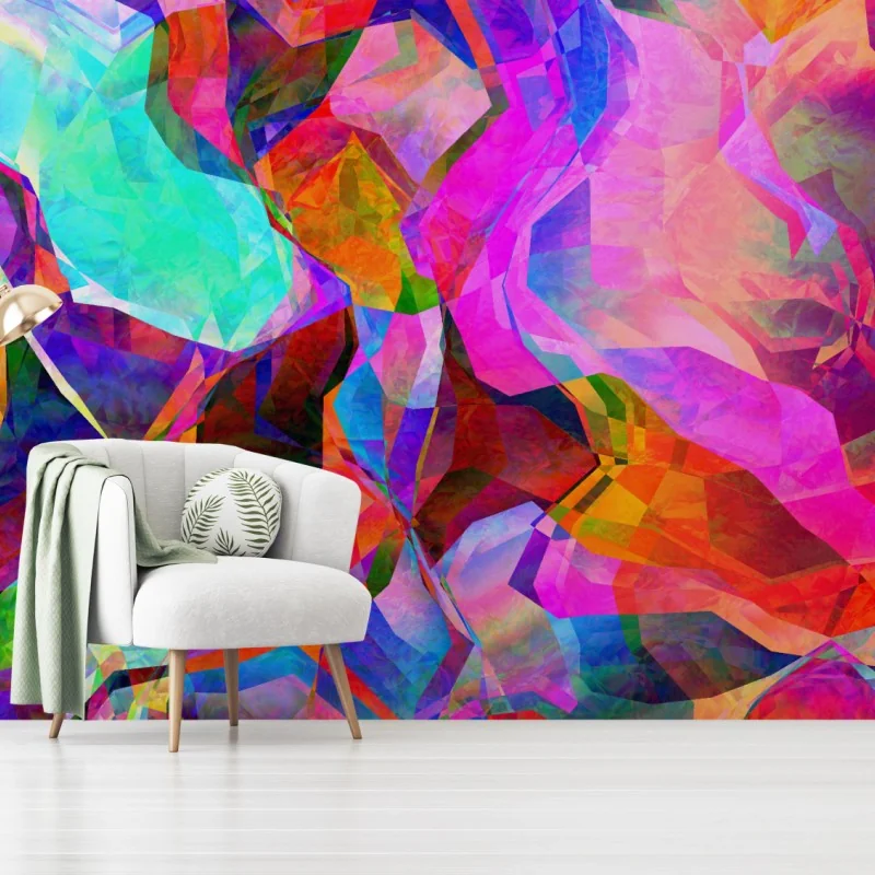Fototapeta żywa geometryczna abstrakcja