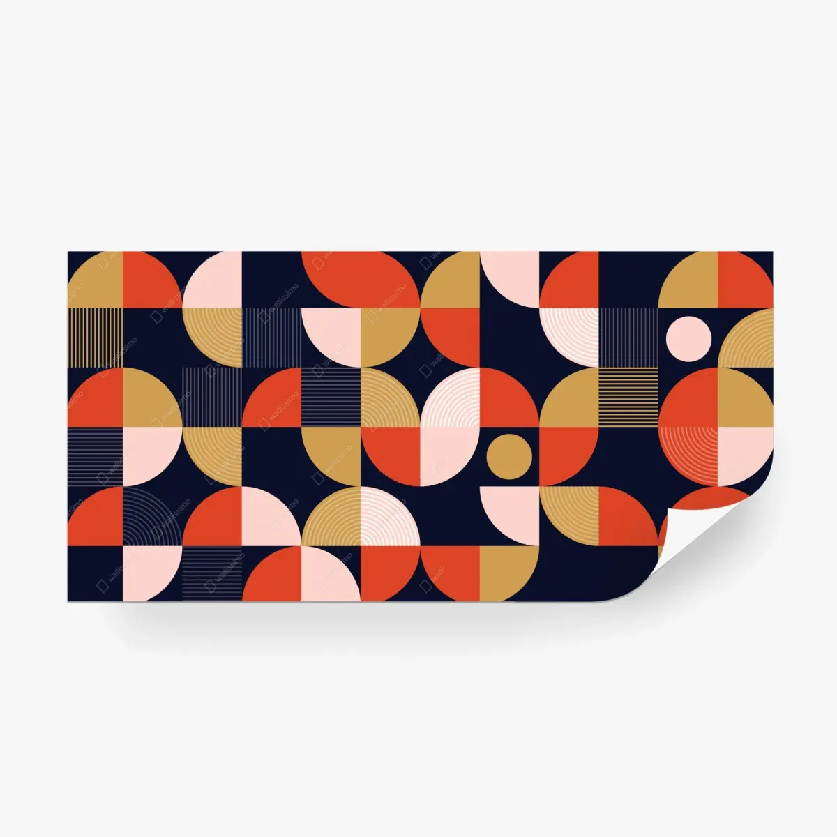 Fototapeta geometryczny wzór retro – Wallissimo®