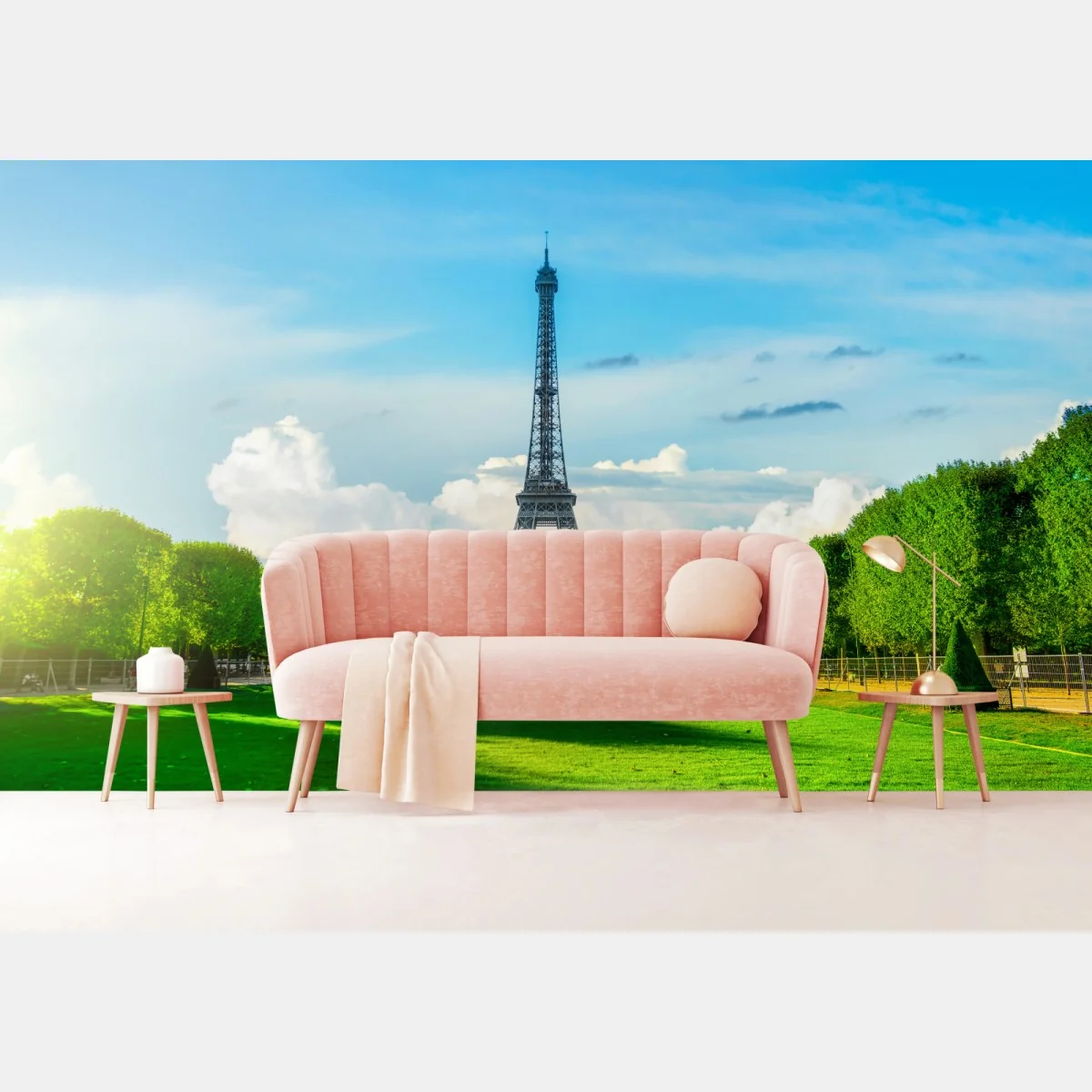 Fototapeta wieża eiffla w Paryżu – Wallissimo® Fototapeta wieża eiffla w Paryżu – Wallissimo®