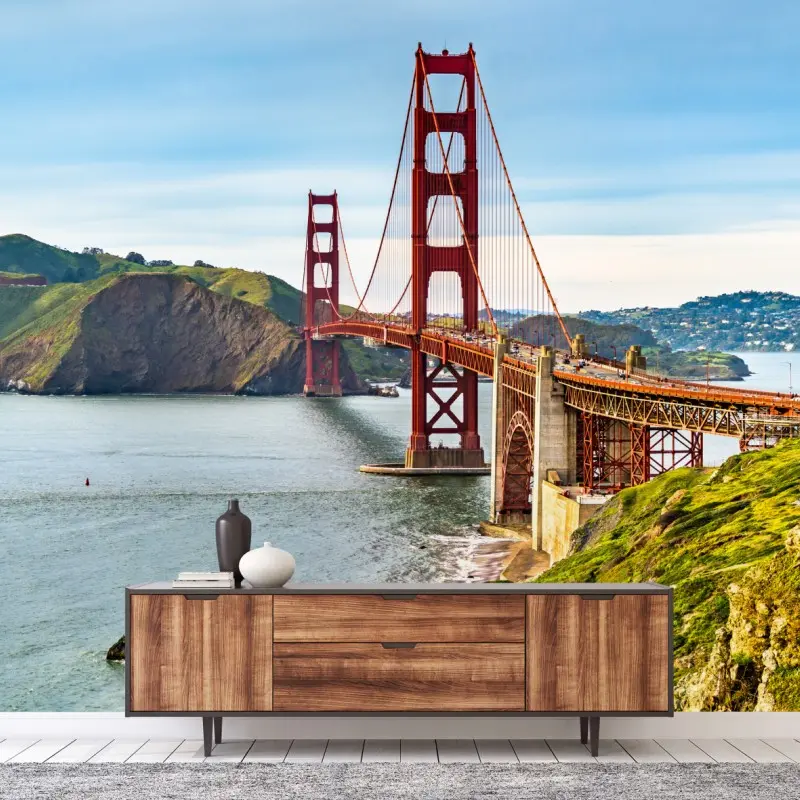Fototapeta panorama mostu Golden Gate w San Francisco