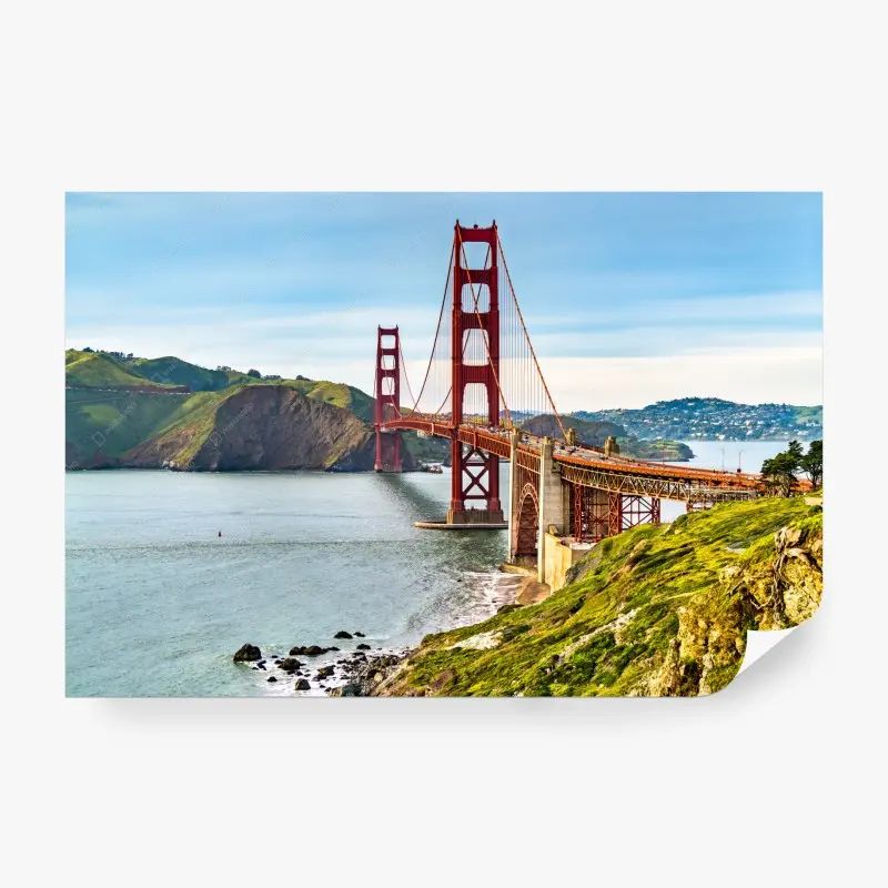 Fototapeta panorama mostu Golden Gate w San Francisco