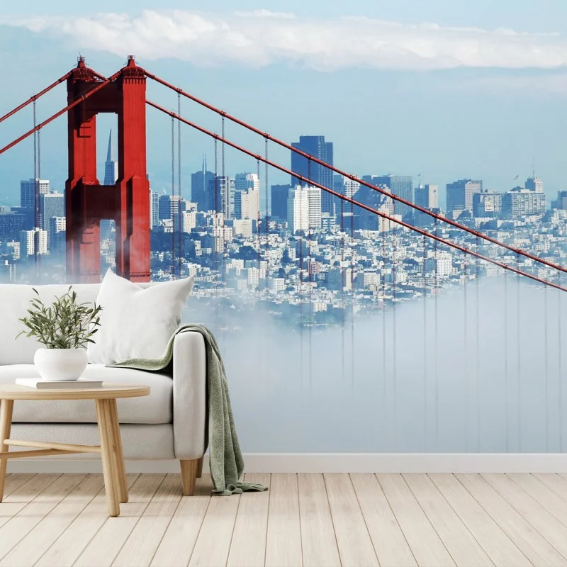 Fototapeta Golden Gate we mgle nad San Francisco