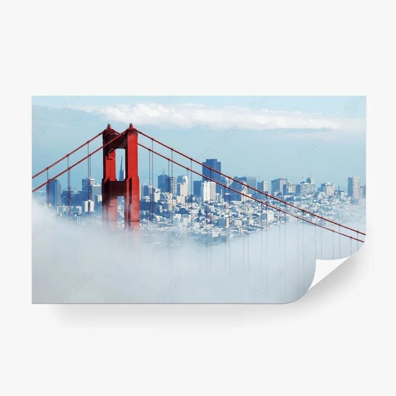 Fototapeta Golden Gate we mgle nad San Francisco