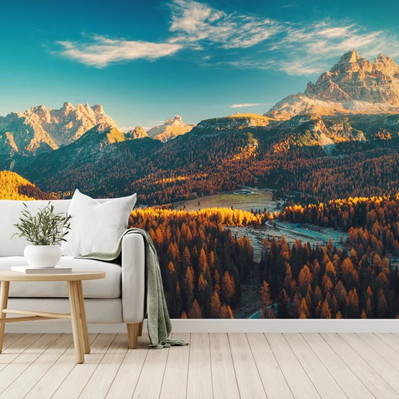 Fototapeta Lago Antorno panorama alpejska