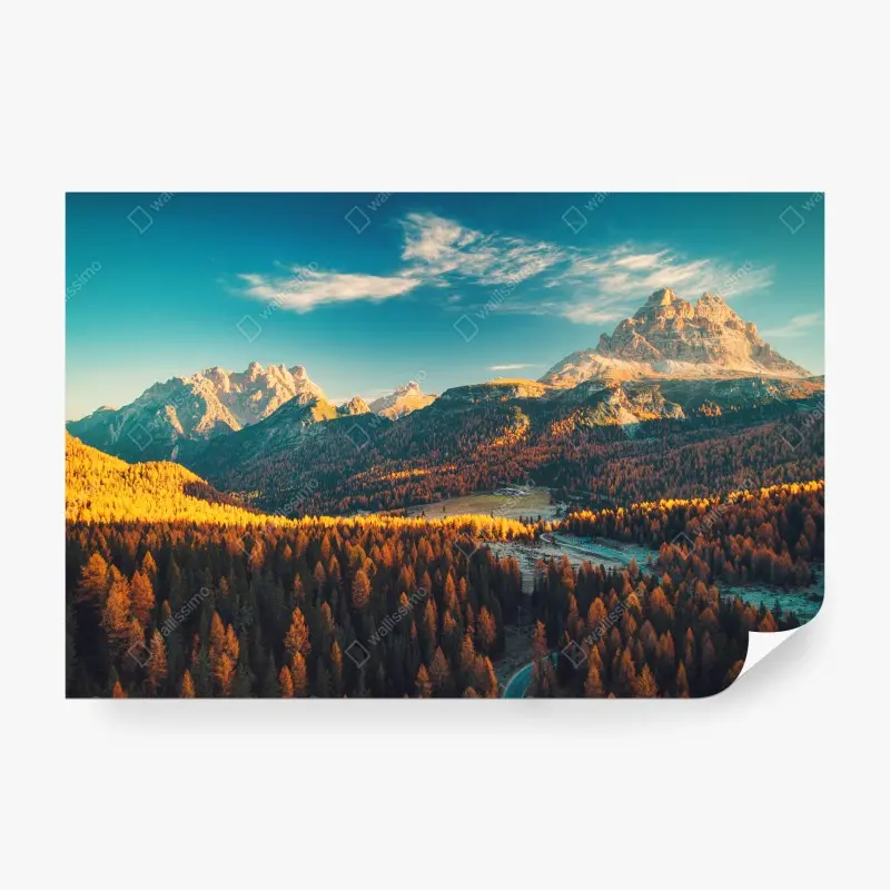 Fototapeta Lago Antorno panorama alpejska