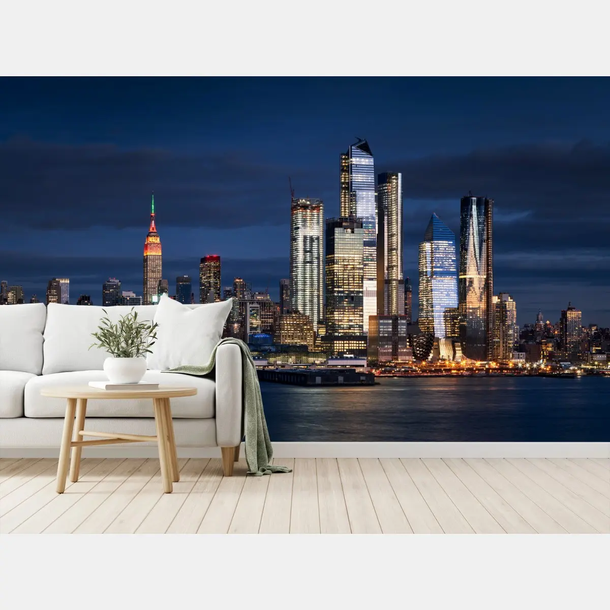 Fototapeta Nowy Jork panorama wieczorem – Wallissimo®