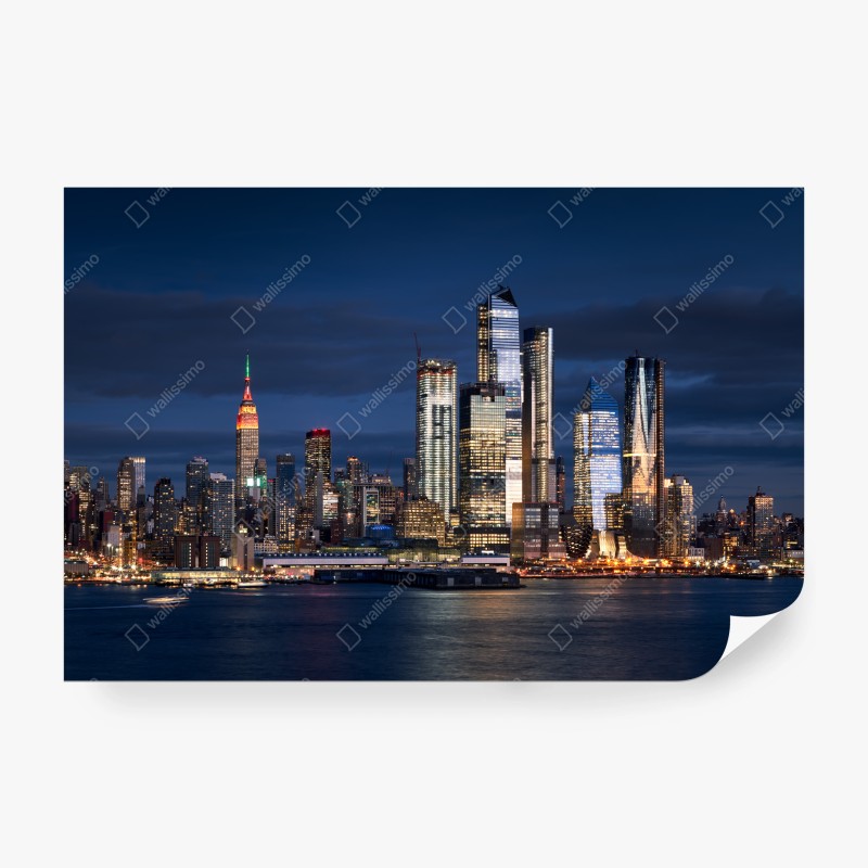Fototapeta Nowy Jork panorama wieczorem