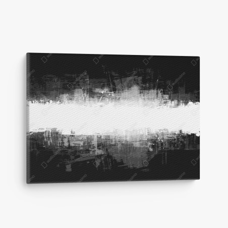 Obraz na płótnie monochromatyczna pozioma abstrakcja – Wallissimo®