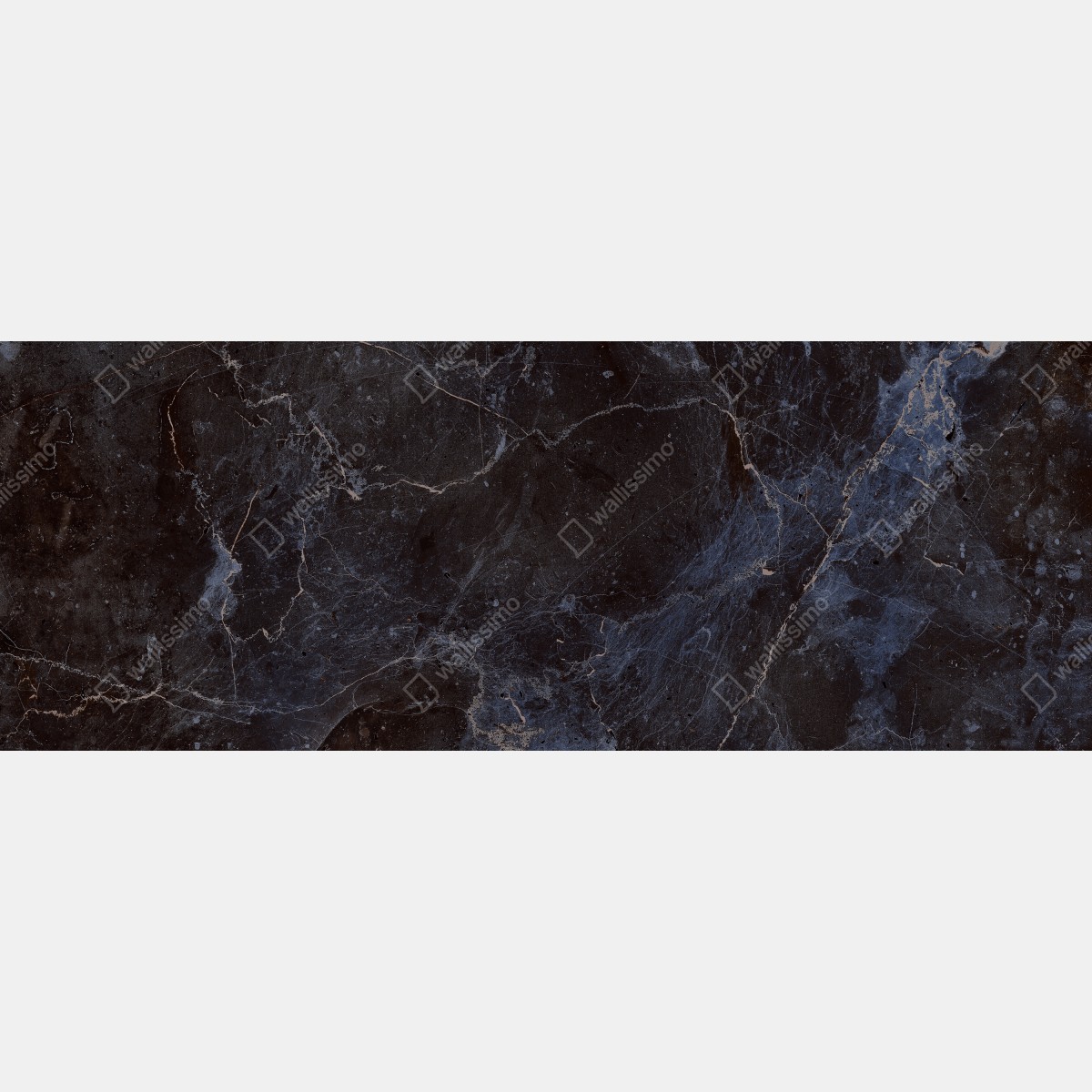 Naklejka na drzwi ciemna faktura marmuru z niebieskimi żyłkami – Wallissimo® Naklejka na drzwi ciemna faktura marmuru z niebieskimi żyłkami – Wallissimo®