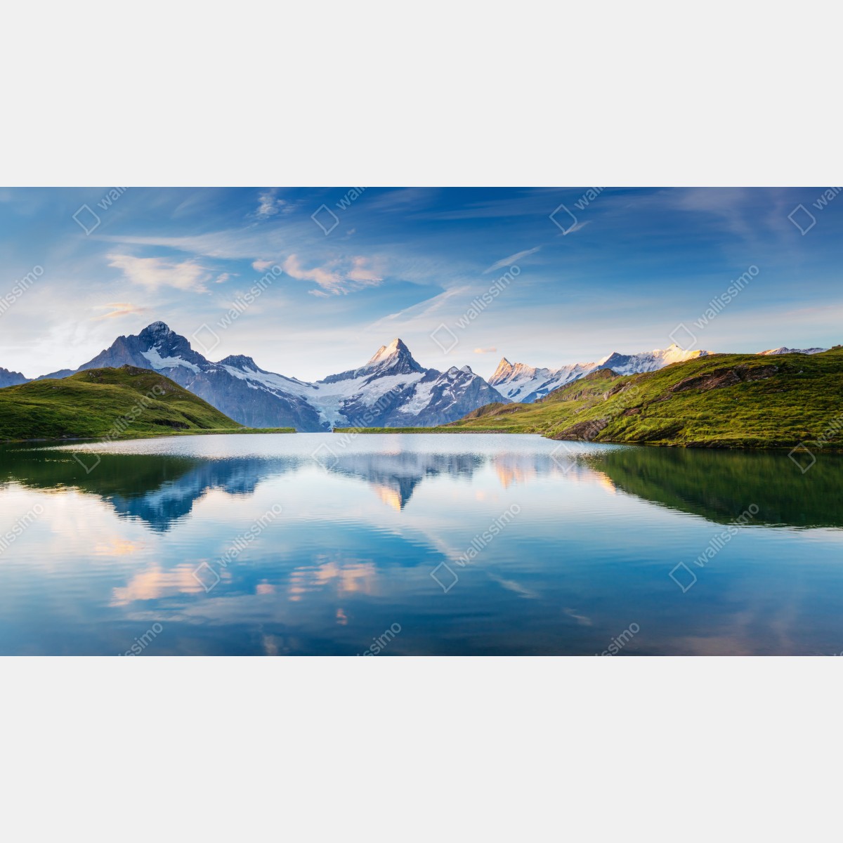 Naklejka na drzwi majestatyczne odbicie Alp przy Bachalpsee – Wallissimo® Naklejka na drzwi majestatyczne odbicie Alp przy Bachalpsee – Wallissimo®