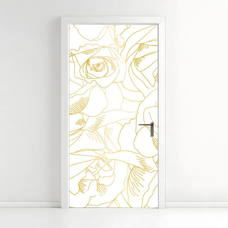 Naklejka na drzwi Statua Wolności w monochromie – Wallissimo®