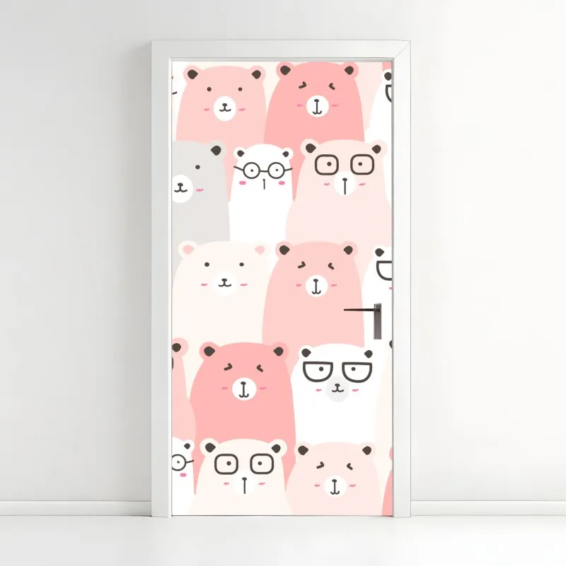 Naklejka na drzwi Statua Wolności w monochromie – Wallissimo®