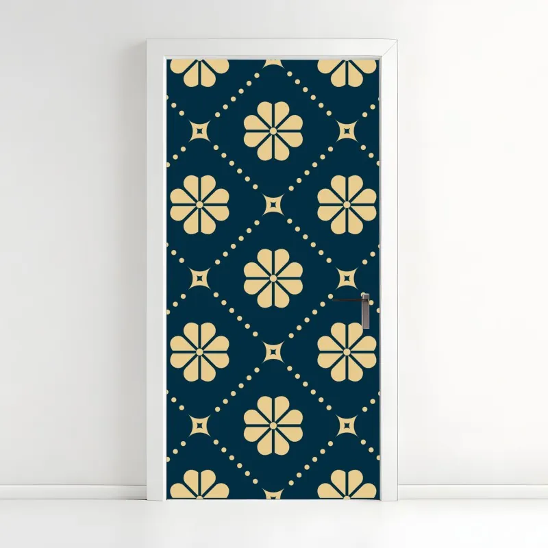 Naklejka na drzwi majestatyczny Matterhorn odbity w alpejskim jeziorze – Wallissimo®