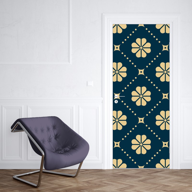 Naklejka na drzwi majestatyczny Matterhorn odbity w alpejskim jeziorze – Wallissimo®