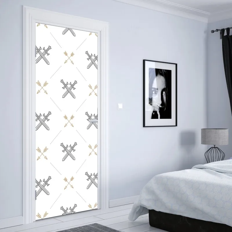 Naklejka na drzwi most Golden Gate o zmierzchu, San Francisco – Wallissimo®