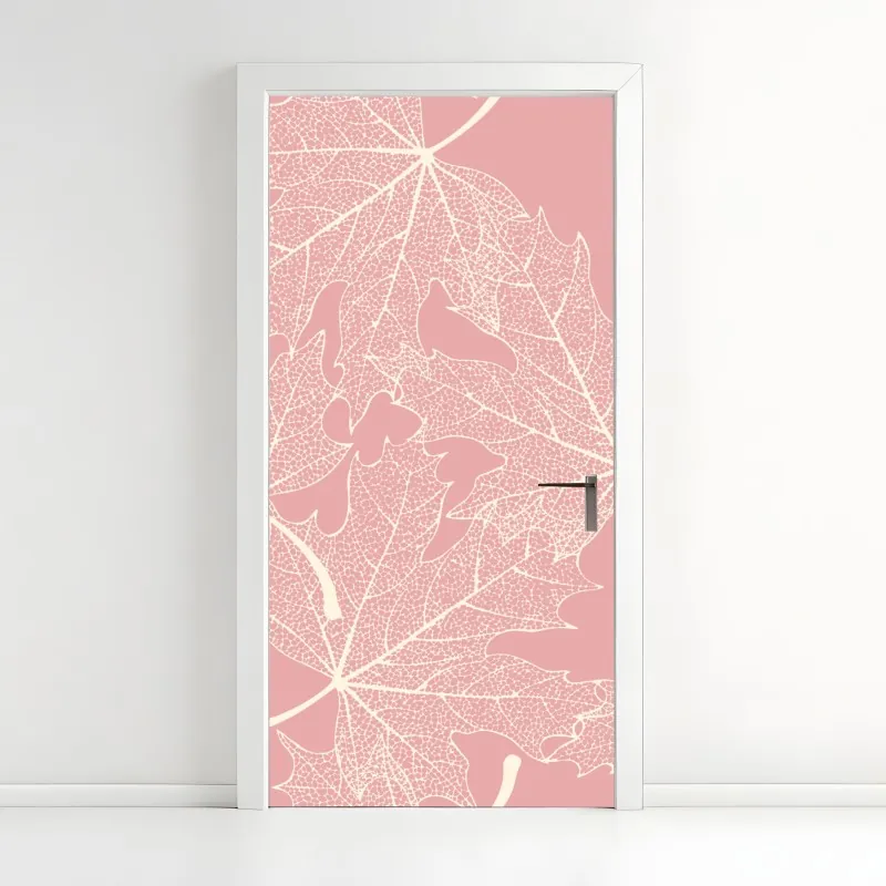 Naklejka na drzwi monochromatyczna tekstura marmuru – Wallissimo®