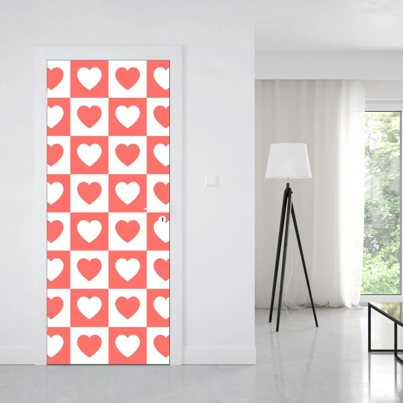 Naklejka na drzwi złoty zachód słońca nad wydmami pustyni – Wallissimo®