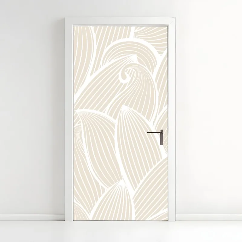 Naklejka na drzwi złoty szczyt nad alpejskim potokiem – Wallissimo®