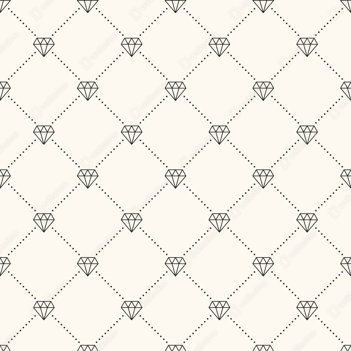 Naklejka na drzwi wzór kratki z diamentami na beżowym tle – Wallissimo® Naklejka na drzwi wzór kratki z diamentami na beżowym tle – Wallissimo®