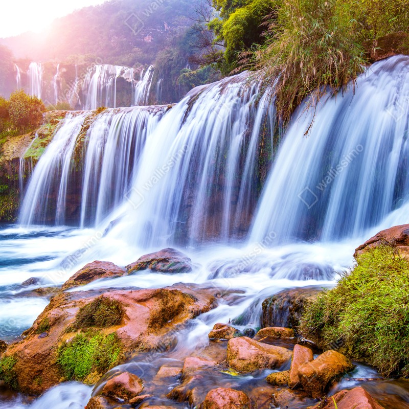 Naklejka na drzwi Jiulong wodospad w Luoping, Chiny – Wallissimo® Naklejka na drzwi Jiulong wodospad w Luoping, Chiny – Wallissimo®