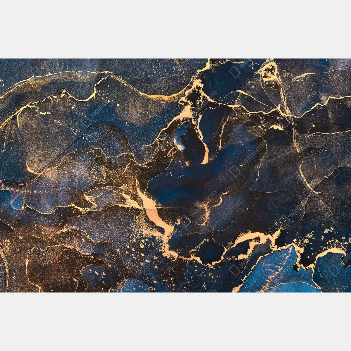 Naklejka na drzwi nocny marmur ze złotymi żyłkami – Wallissimo® Naklejka na drzwi nocny marmur ze złotymi żyłkami – Wallissimo®