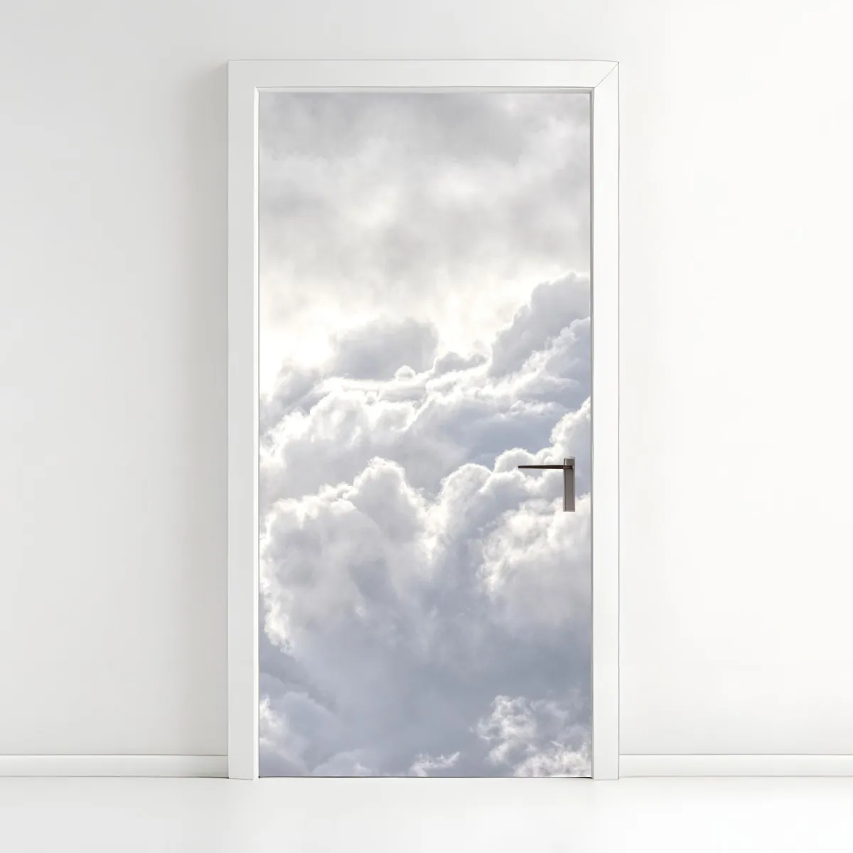Naklejka na drzwi eteryczny pejzaż chmur – Wallissimo® Naklejka na drzwi eteryczny pejzaż chmur – Wallissimo®