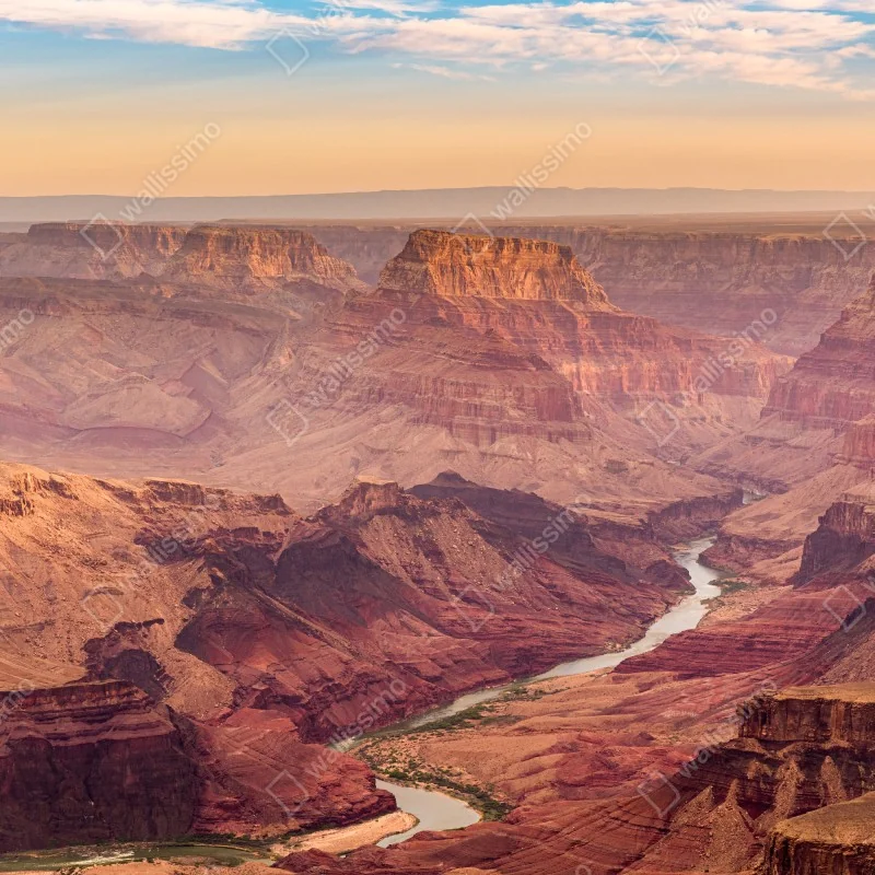 Naklejka na drzwi Grand Canyon zachód słońca panorama – Wallissimo® Naklejka na drzwi Grand Canyon zachód słońca panorama – Wallissimo®