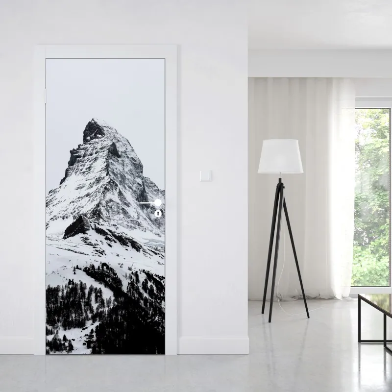 Naklejka na drzwi złote tarasy ryżowe o wschodzie słońca – Wallissimo®