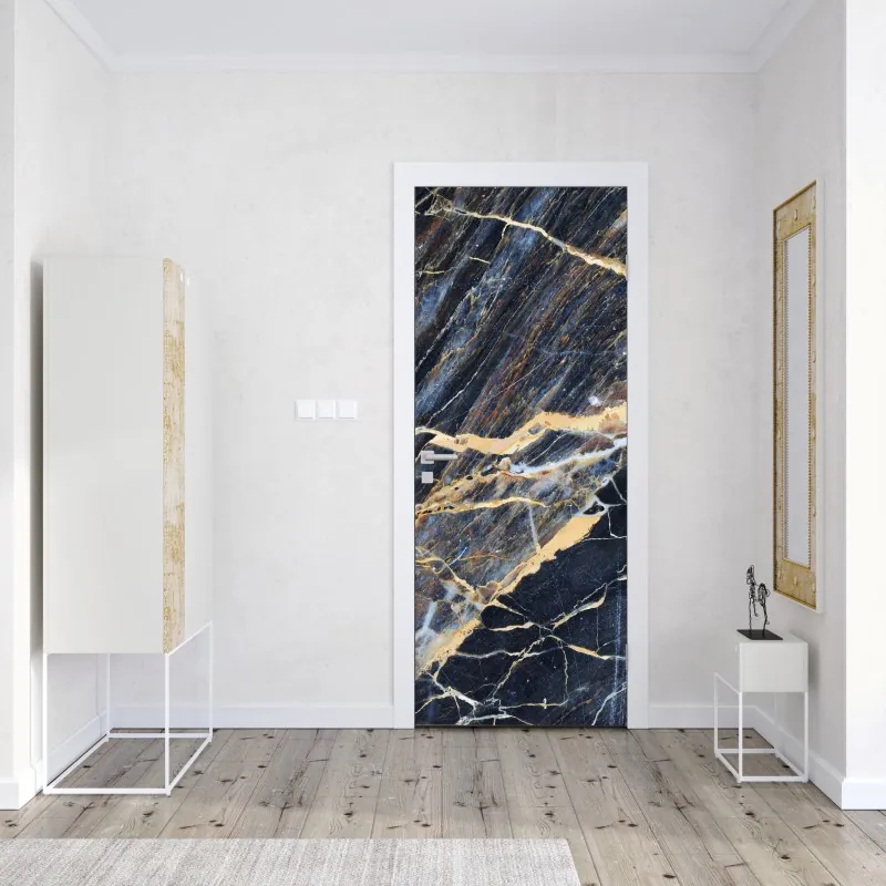 Naklejka na drzwi Statua Wolności w monochromie – Wallissimo®