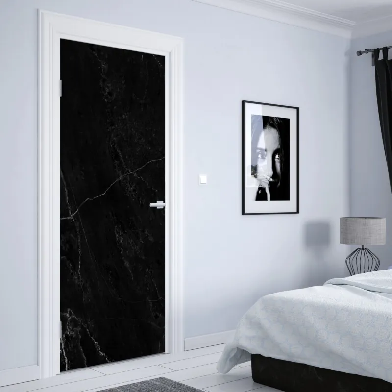 Naklejka na drzwi odważny geometryczny wzór na ścianę – Wallissimo®